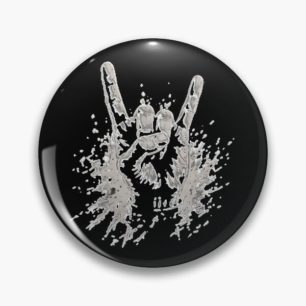 Item preview, Metal Fingers Rock Hand Grunge Graphic Heavy music fan musician concerts festivals designed and sold by Jt41.