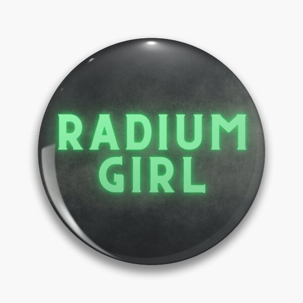 Item preview, Radium Girl Dark History Glowing Text designed and sold by GhostlyWorld.