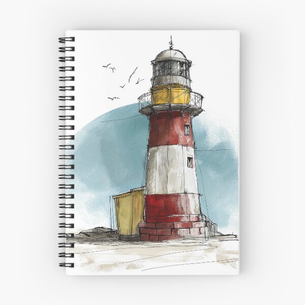 Item preview, Sketch Illustration of a Lighthouse designed and sold by Roxane Bay.