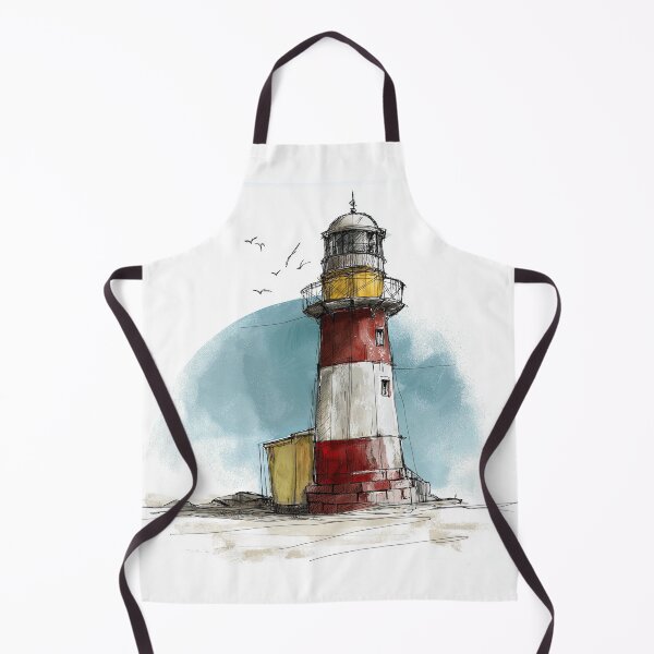 Item preview, Sketch Illustration of a Lighthouse designed and sold by Roxane Bay.