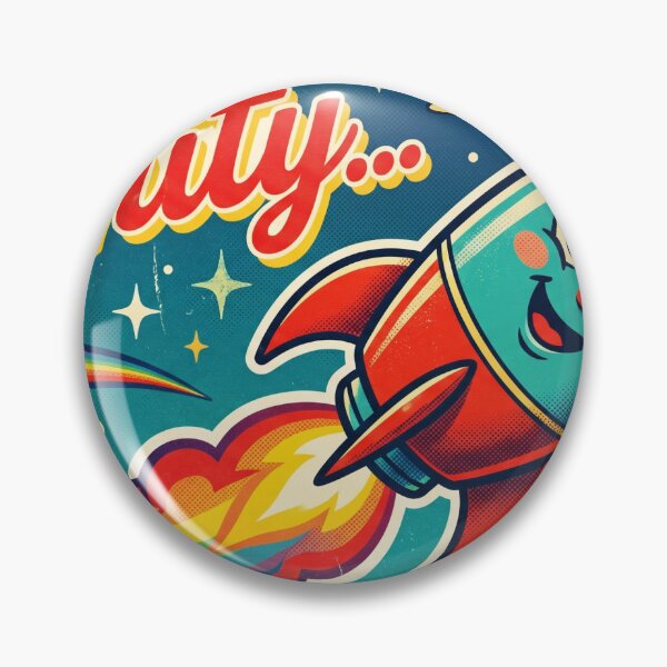 Item preview, To Infinity And Snacks Retro Rocket Sticker designed and sold by redblink store.