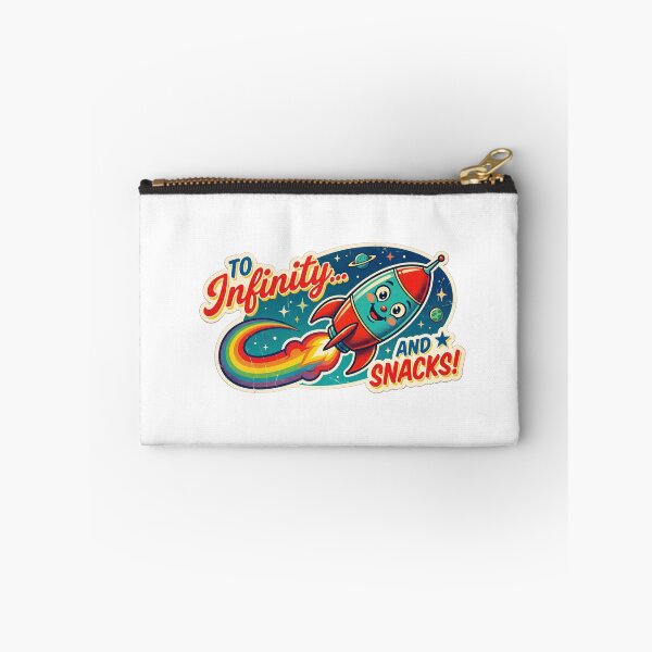 Item preview, To Infinity And Snacks Retro Rocket Sticker designed and sold by redblink store.
