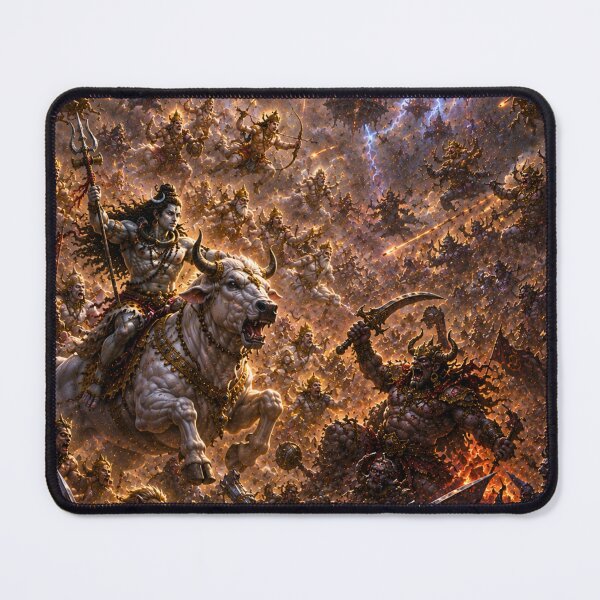 Item preview, Mahadev War Series: The Burning of Tripura – Lord Shiva’s Cosmic Arrow designed and sold by Homyar.