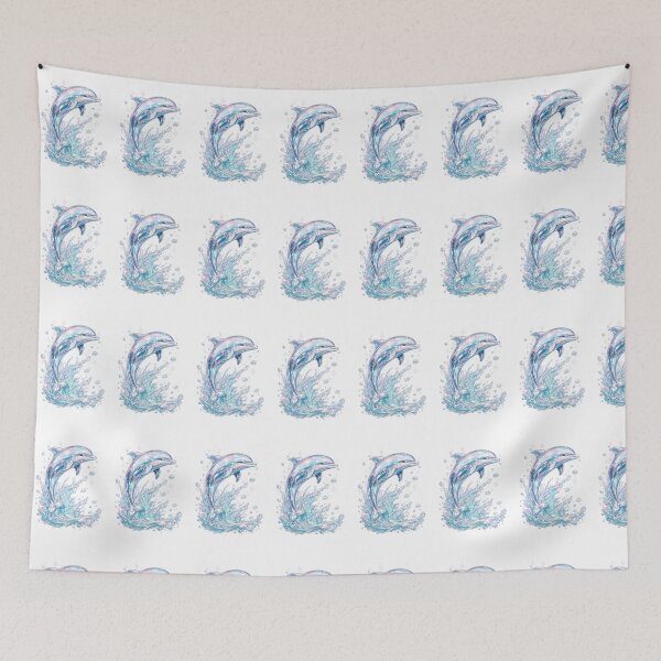 Item preview, Holographic Crystal Dolphin Y2K Tropical Ocean Aesthetic designed and sold by y2ktropical.