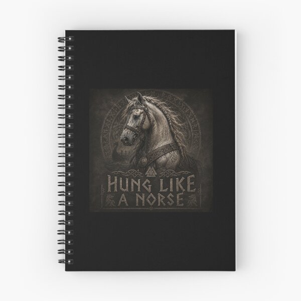 Item preview, Viking Horse Norse Norwegian Runic Artwork Funny designed and sold by Gory-Garments.