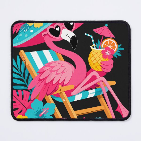 Item preview, Flamingo Pink Palm Tree Tropical Beach Summer Vacation Lover designed and sold by Littermin.