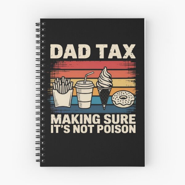 Item preview, Dad Tax Making Sure It’s Not Poison Funny Food Vintage Dad Humor designed and sold by Zizo-DR44.