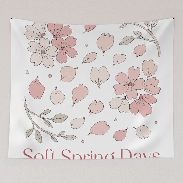 Item preview, Soft Spring Days Cherry Blossom Floral Aesthetic designed and sold by PnrArtDesign.