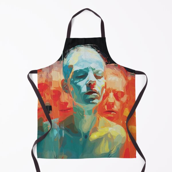 Item preview, Fragmented Souls Abstract Portrait Art designed and sold by RamyGallery.