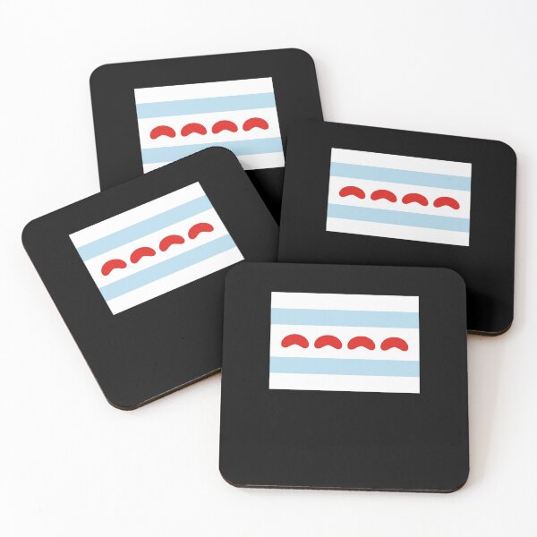 Item preview, Chicago Flag Four Stars City Pride Illinois designed and sold by snowry.