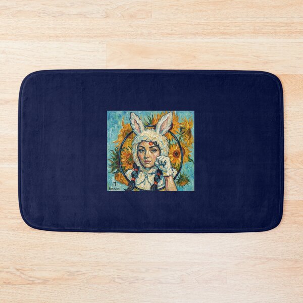 Item preview, Whimsical Sunflower Portrait in Textured Brushstrokes designed and sold by hepcat-plus.