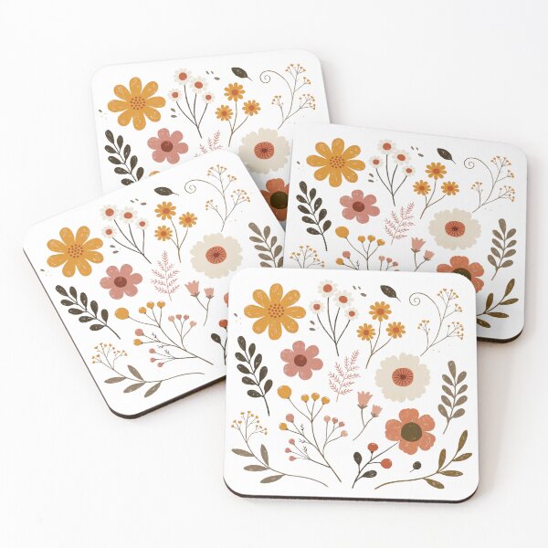 Item preview, Ilustración botánica floral de flores silvestres de estilo bohemio designed and sold by PnrArtDesign.