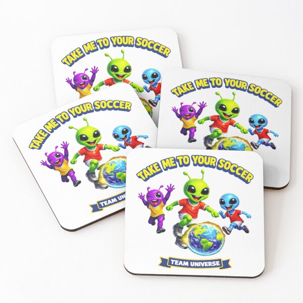 Item preview, Take Me To Your Soccer Alien Team designed and sold by madebysiwa.