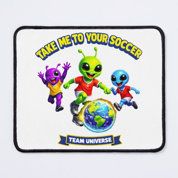 Item preview, Take Me To Your Soccer Alien Team designed and sold by madebysiwa.