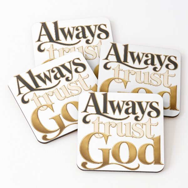 Item preview, Always Trust God Christian Faith Design designed and sold by GlowingInGod.