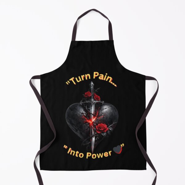 Item preview, Turn Pain Into Power Gothic Heart Sword Sticker designed and sold by CutePearlStudio.