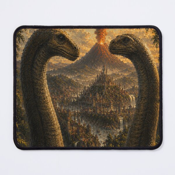 Item preview, Dinosaurs in prehistoric times designed and sold by cloude-vigal.