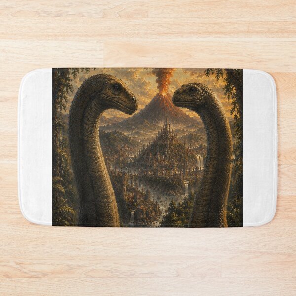 Item preview, Dinosaurs in prehistoric times designed and sold by cloude-vigal.