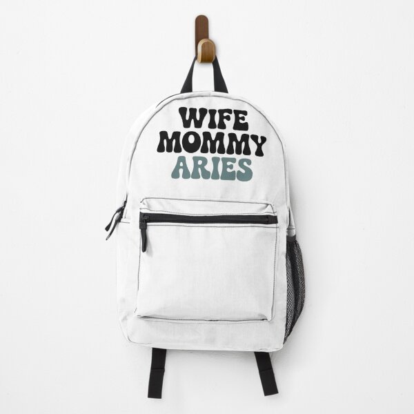 Item preview, Retro Wife Mommy Aries Typography Design designed and sold by Cool-cat-art.