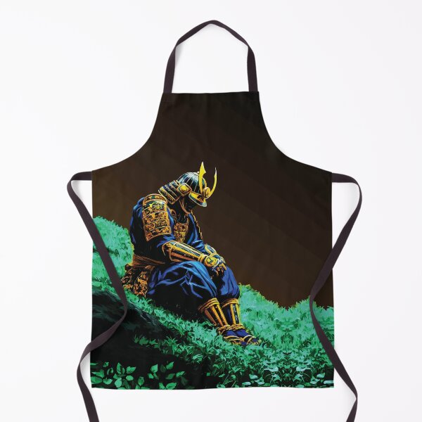 Item preview, Golden Samurai Resting After Victory Art designed and sold by RamyGallery.
