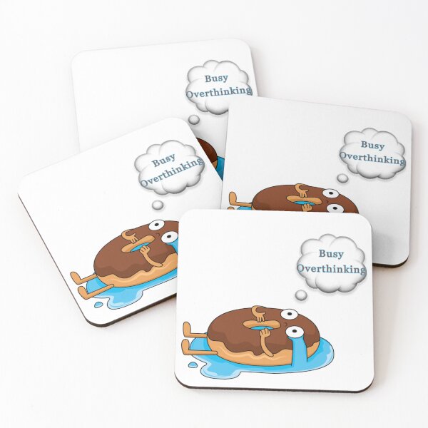 Item preview, Busy Overthinking funny crying Donut designed and sold by cs-whuaw.