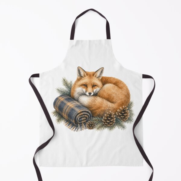 Item preview, Watercolor Sleeping Fox Cozy Art designed and sold by Wild Whimsy Studio.