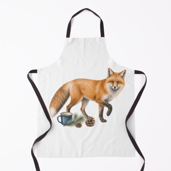 Item preview, Watercolor Fox Woodland Trail Art designed and sold by Wild Whimsy Studio.