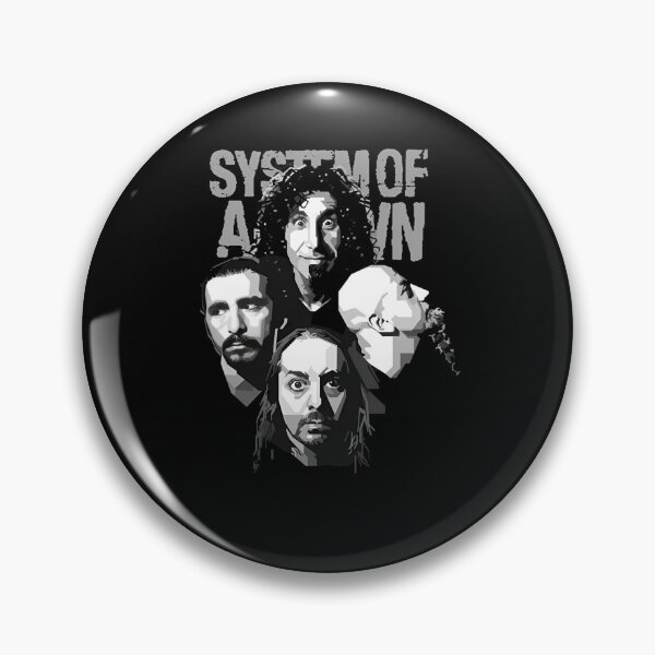 Item preview, System of a Down Retro Vector Stencil Art designed and sold by Sunnay1989.