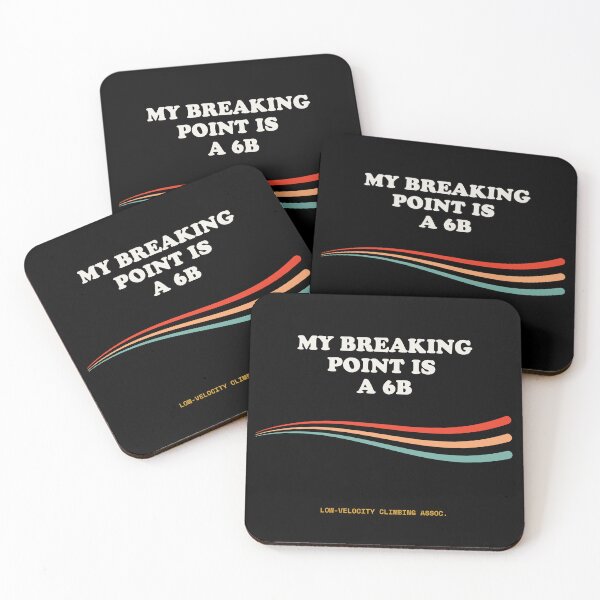 Item preview, My Breaking Point Is A 6b Funny Climbing Inside Joke Retro designed and sold by SlothcoreVibes.