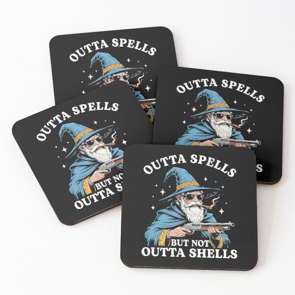 Item preview, Outta Spells But Not Outta Shells Funny Wizard Meme designed and sold by nosu-art-pod.