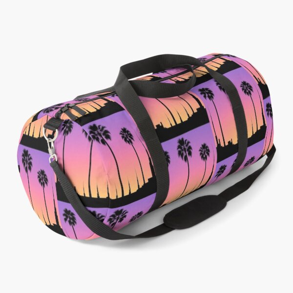 Item preview, Palm City Skyline Sunset Retro Gradient designed and sold by Moodoncraft-.