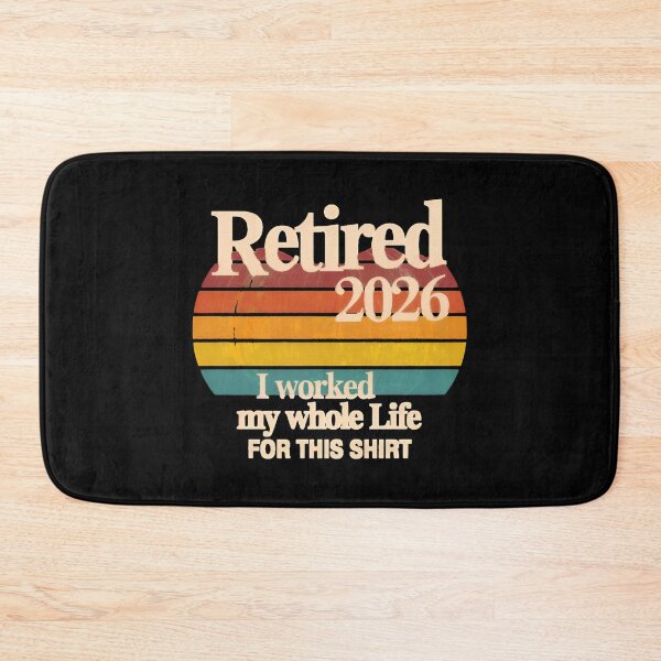 Item preview, Retired 2026 I Worked My Whole Life for This Shirt, Funny Retirement Gift, Vintage Sunset Retiree  designed and sold by Zizo-DR44.