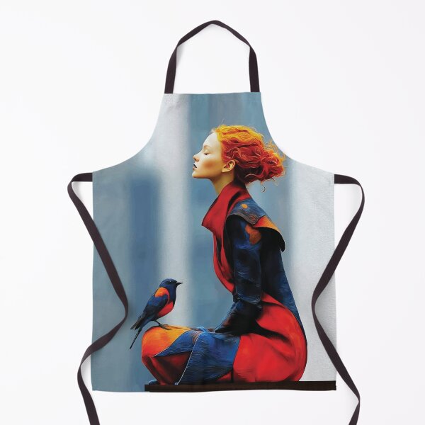 Item preview, Woman With Bird By Window Art designed and sold by RamyGallery.