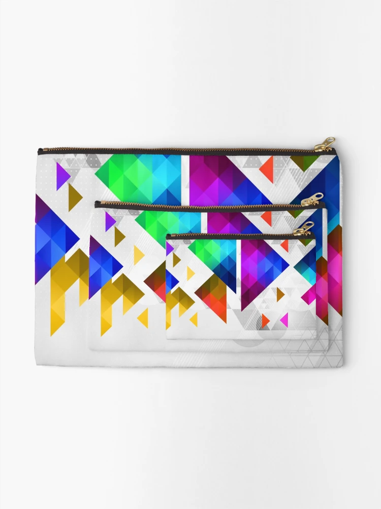 Thumbnail 2 of 4, Zipper Pouch, Triangular designed and sold by hyperite.