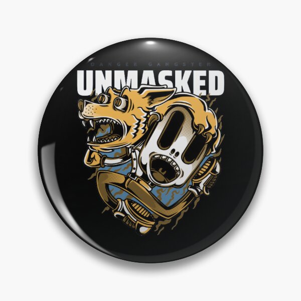 Item preview, Danger Gangster Unmasked - Retro Cartoon Wolf designed and sold by GenZFashion000.