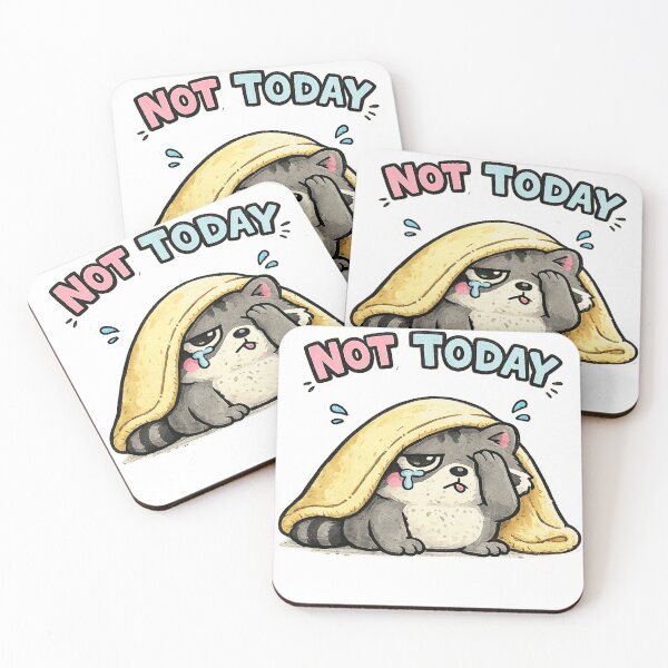 Item preview, Chibi Raccoon Not Today designed and sold by RogiesDlunar.