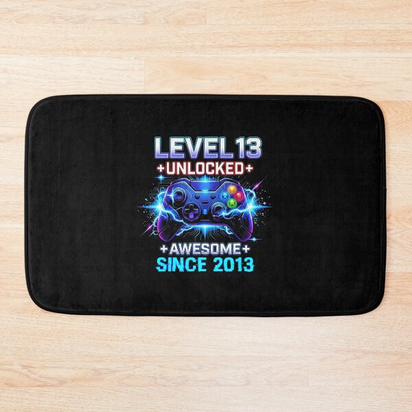 Item preview, Level 13 Unlocked Gamer Birthday Awesome Since 2013 Neon Controller designed and sold by FGTV2021.