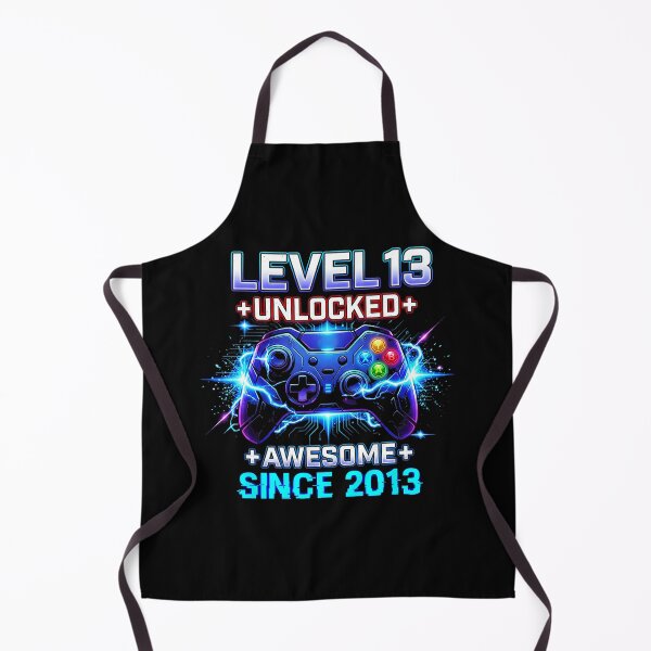 Item preview, Level 13 Unlocked Gamer Birthday Awesome Since 2013 Neon Controller designed and sold by FGTV2021.