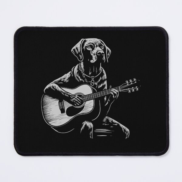 Item preview, Funny Black Labrador Guitarist Acoustic Guitar Mom Dad Kids designed and sold by rafaeltto.