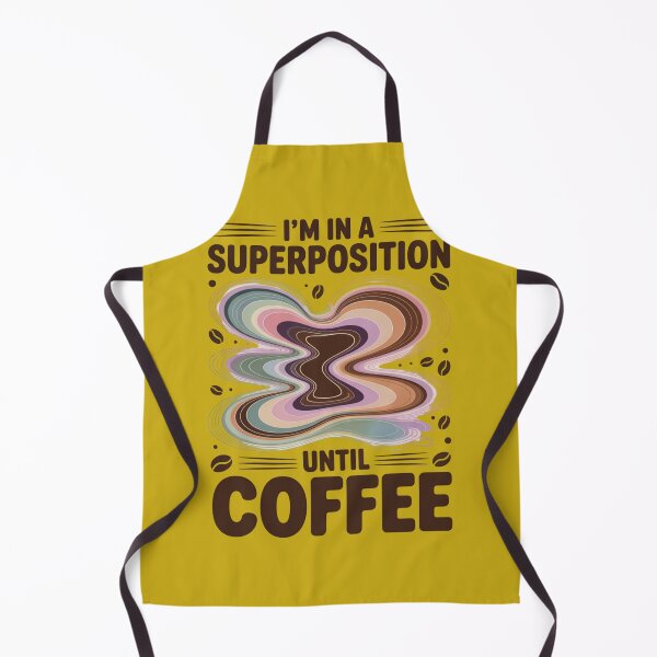 Item preview, I'm in a Superposition Until Coffee. Abstract Coffee Bean Design. designed and sold by Peter Stawicki.