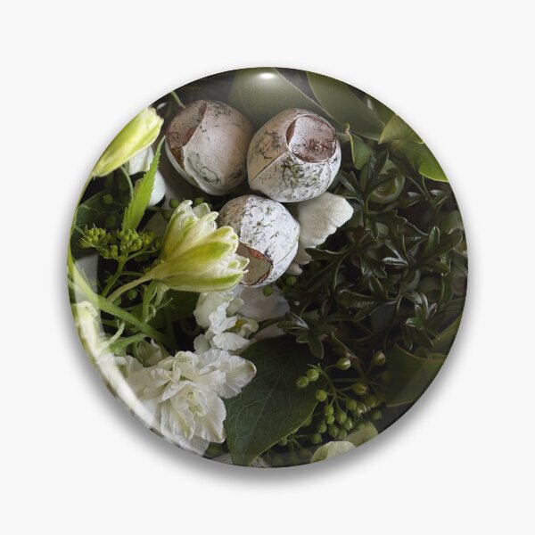 Item preview, Elegant White and Green Botanical Arrangement designed and sold by PapoBotanica.