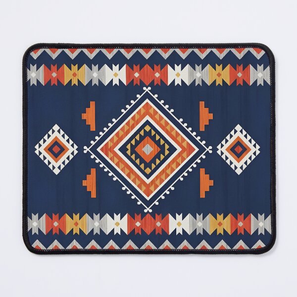 Item preview, Bold Southwestern Indigo Geometric Illustration designed and sold by arteresting-art.