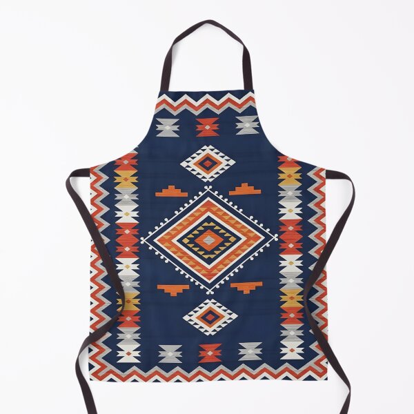 Item preview, Bold Southwestern Indigo Geometric Illustration designed and sold by arteresting-art.