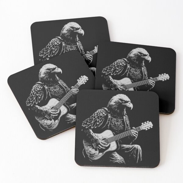 Item preview, Funny Eagle Guitarist Acoustic Guitar Mom Dad Kids designed and sold by rafaeltto.