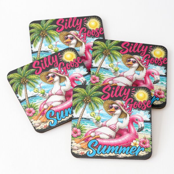 Item preview, Funny Silly Goose Summer Tropical Beach Vacation Animal Gift designed and sold by Littermin.