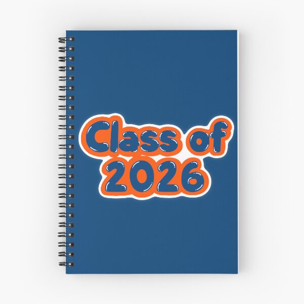 Item preview, Class of 2026 Graduation Navy and Orange designed and sold by Goldbloom Designs.