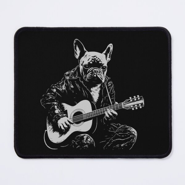 Item preview, Funny French Bulldog Guitarist Acoustic Guitar Mom Dad Kids designed and sold by rafaeltto.