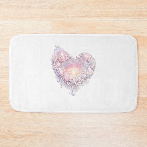 Item preview, Pearl Shell Heart Sunset Y2K Tropical Ocean Aesthetic designed and sold by y2ktropical.
