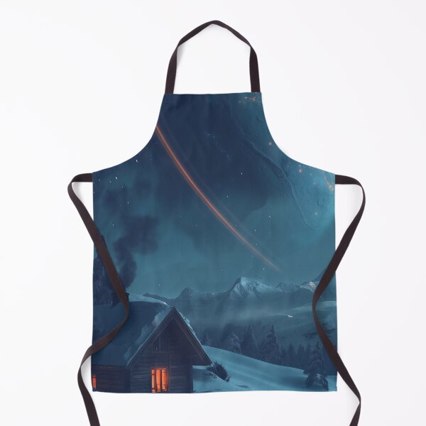 Item preview, Cosmic Winter Cabin Night designed and sold by QuantumDrift.