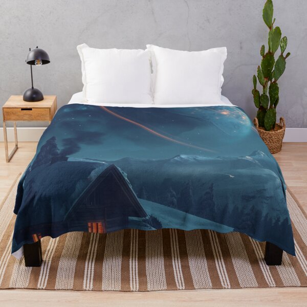 Item preview, Cosmic Winter Cabin Night designed and sold by QuantumDrift.